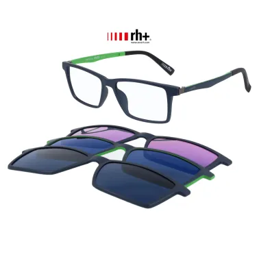 ZeroRh+ RH468 C04 Okulary korekcyjne + nakładki przeciwsłoneczne