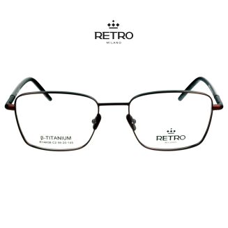 RETRO Milano R14K08 C2 Okulary korekcyjne z nakładką - 4