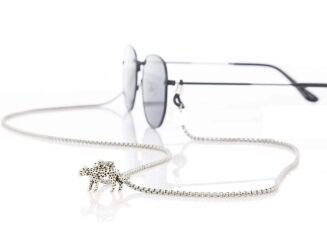 Łańcuszek do okularów Sunny Cords 30 Jaguar Style Silver - 2