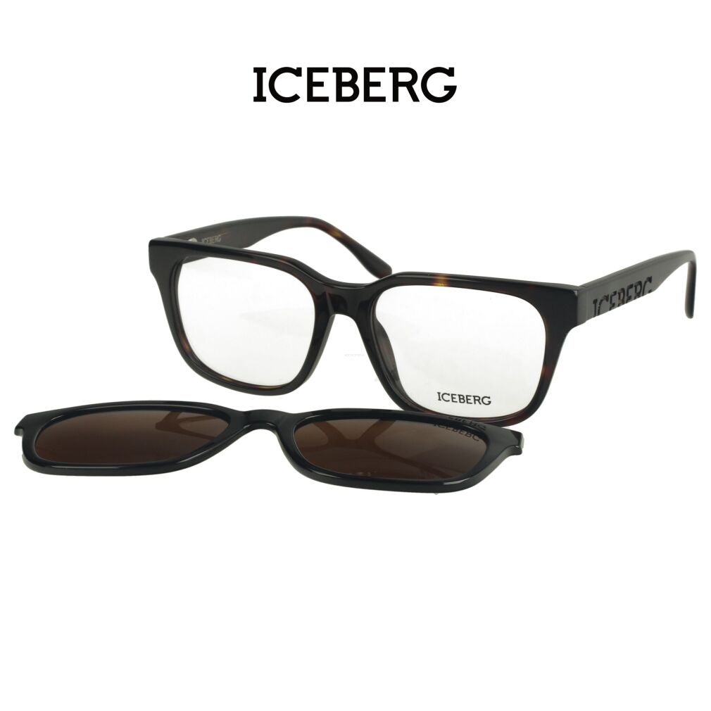 Iceberg IC342 C02 Okulary korekcyjne z nakładką polaryzcyjną