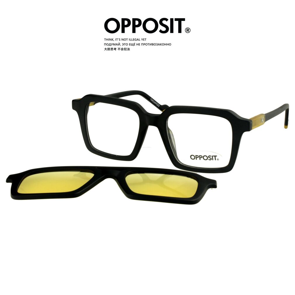 Opposit TM269 C02 Okulary Korekcyjne + Nakładka przeciwsłoneczna na magnes