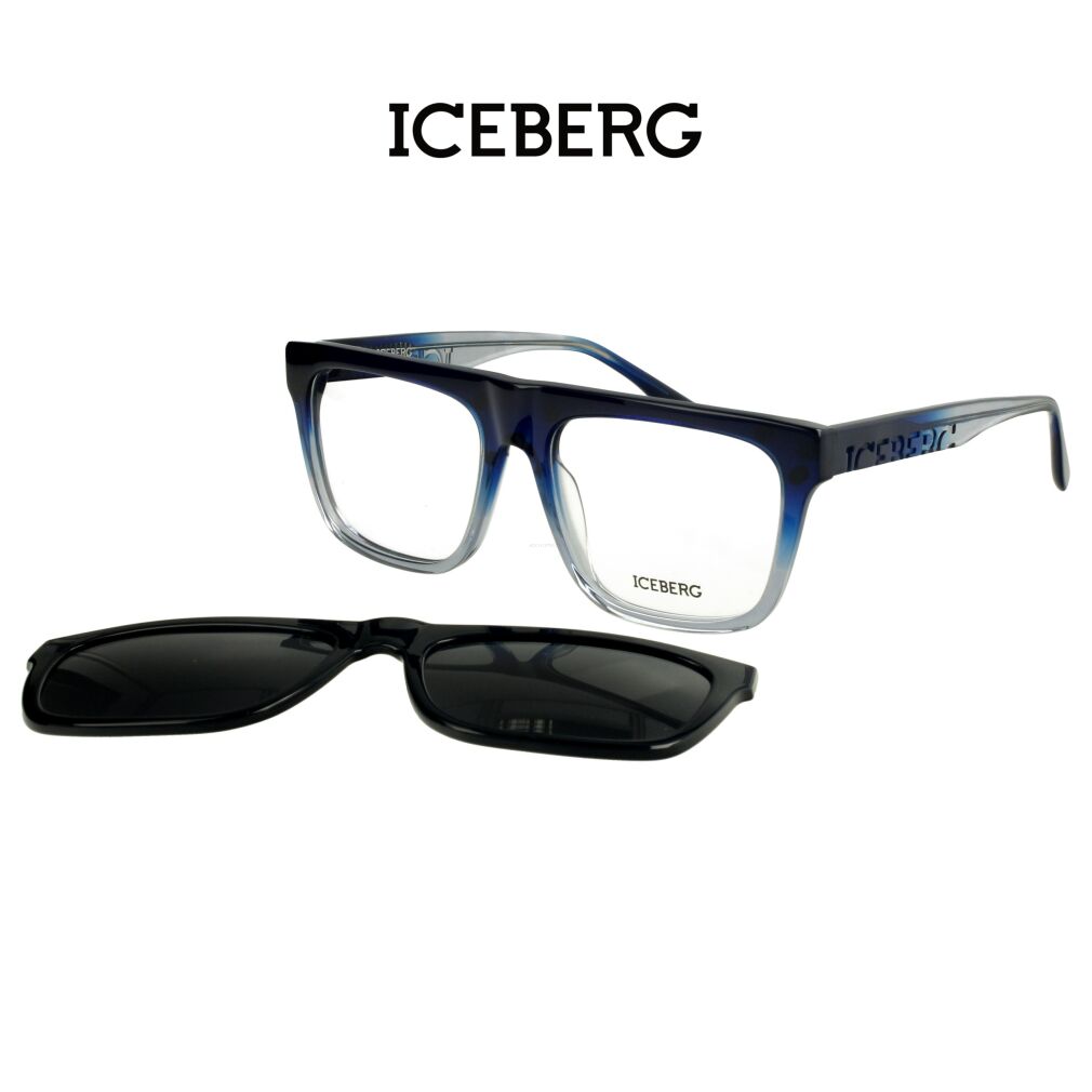 Iceberg IC341 C03 Okulary korekcyjne z nakładką polaryzcyjną