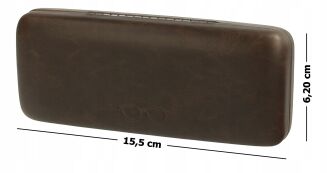 Etui na okulary korekcyjne Taurino Brąz - 3