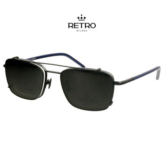 RETRO Milano R14K08 C1 Okulary korekcyjne z nakładką - 3