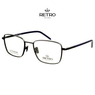 RETRO Milano R14K08 C1 Okulary korekcyjne z nakładką - 7