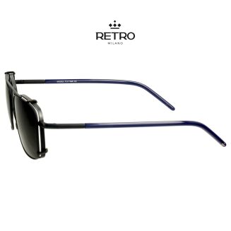 RETRO Milano R14K08 C1 Okulary korekcyjne z nakładką - 9