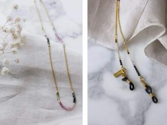 Łańcuszek do okularów Sunny Cords 49 Rainbow Tourmaline - 4