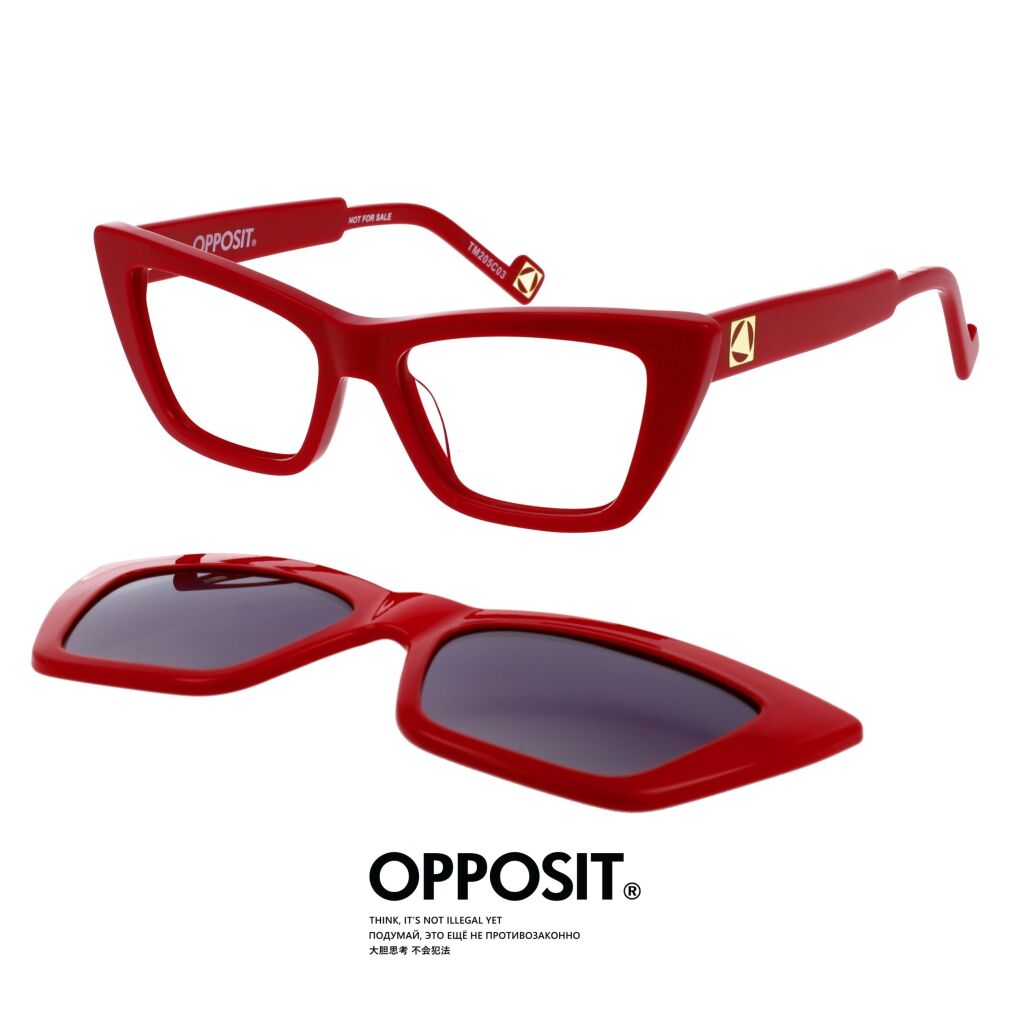 Opposit TM205 C03 Okulary korekcyjne z nakładką przeciwsłoneczną