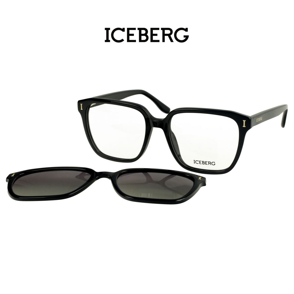 Iceberg IC336 C01 Okulary korekcyjne z nakładką polaryzcyjną