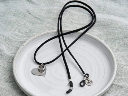 Łańcuszek do okularów Sunny Cords 37 Bibi Silver