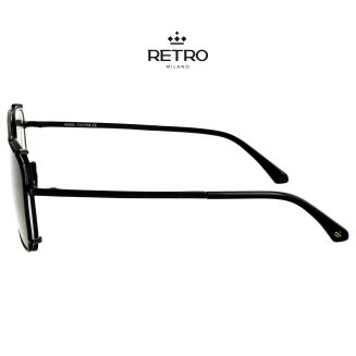 RETRO Milano R14K52 C3 Okulary korkcyjne z nakładką przeciwsłoneczną - 5