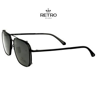 RETRO Milano R14K52 C3 Okulary korkcyjne z nakładką przeciwsłoneczną - 6