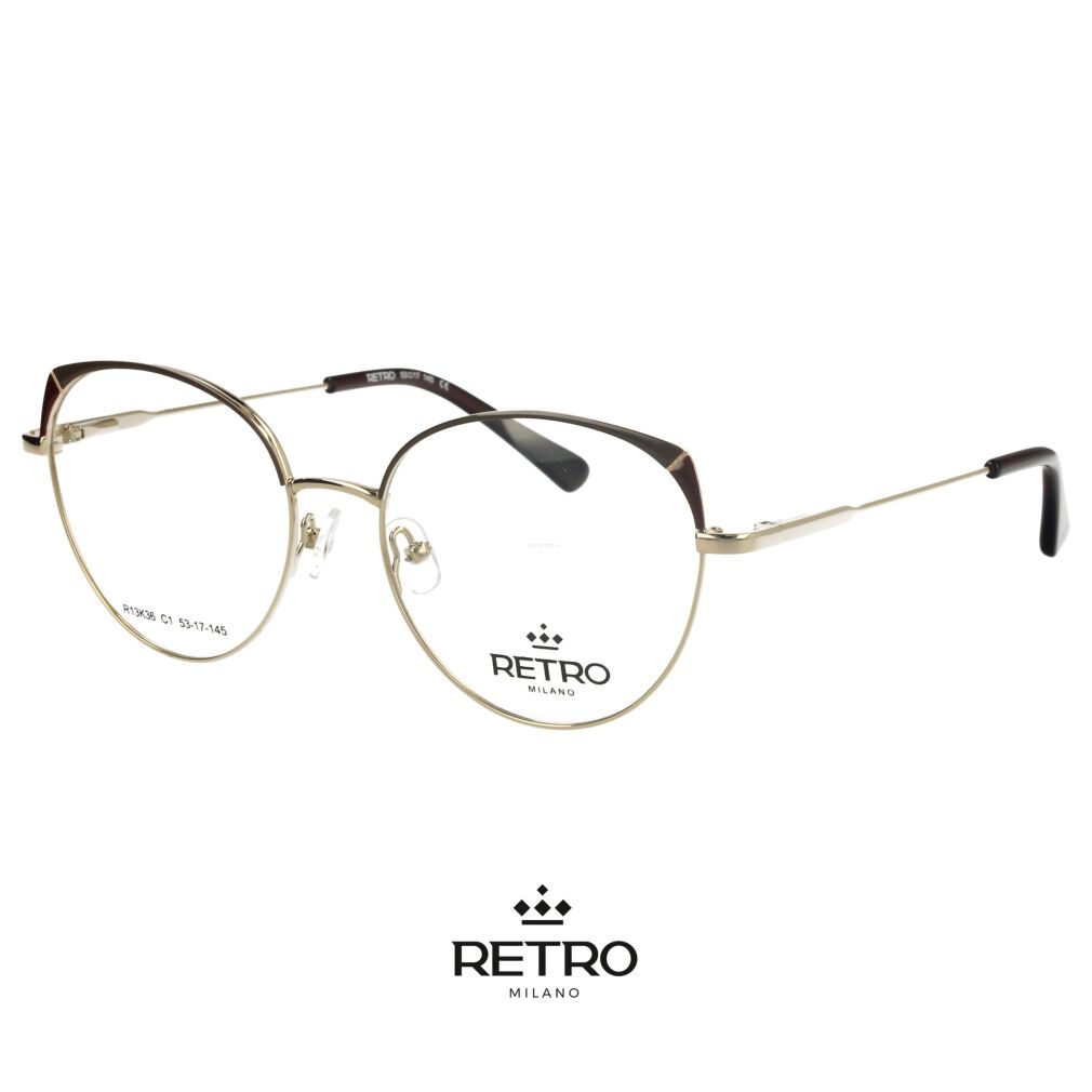 RETRO Milano R13K36 C2 Okulary korekcyjne