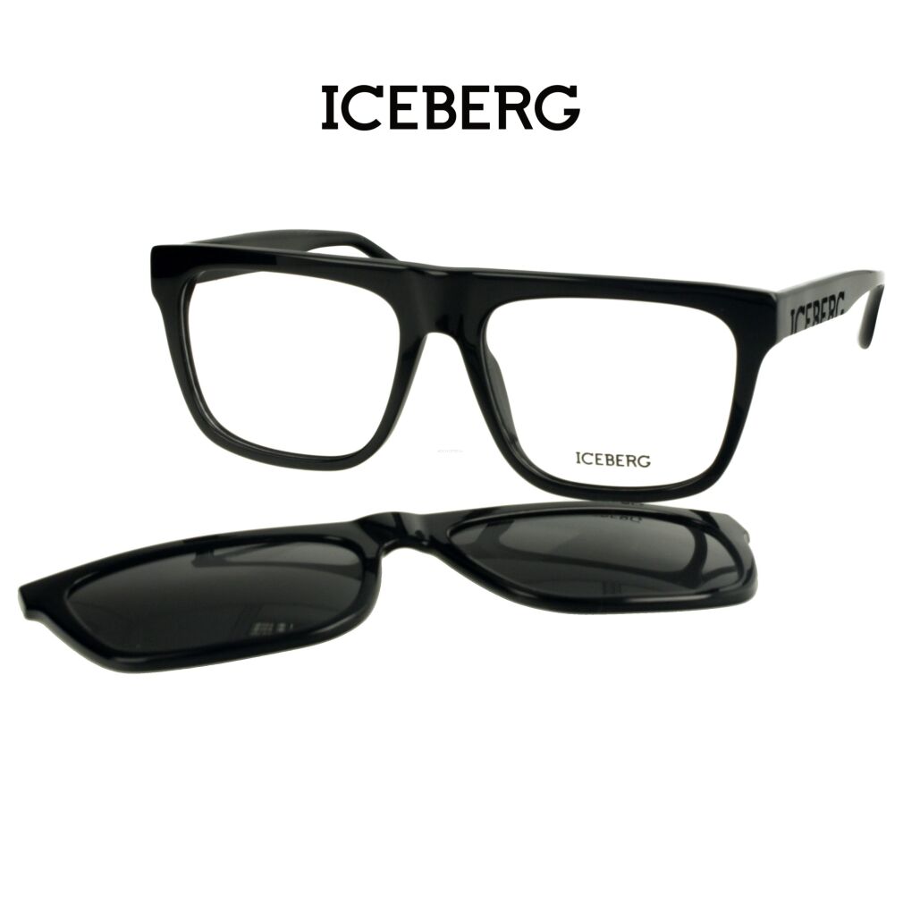 Iceberg IC341 C01 Okulary korekcyjne z nakładką polaryzcyjną