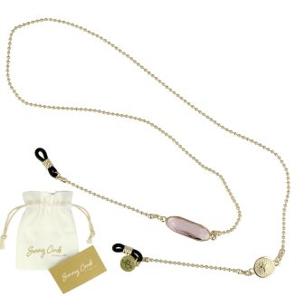 Łańcuszek do okularów Sunny Cords 12 Crystal C Pink - 4