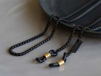 Łańcuszek do okularów Sunny Cords 45 Mistery Black - 2