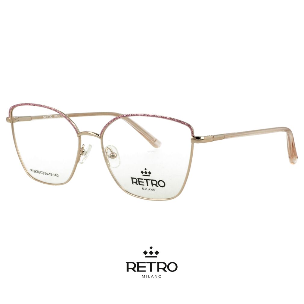 RETRO Milano R12K78 C3 Okulary korekcyjne