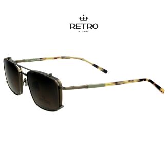 RETRO Milano R14K09 C3 Okulary korekcyjne z nakładką - 2
