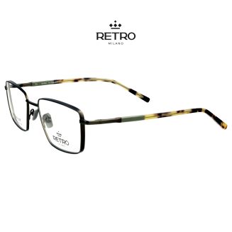 RETRO Milano R14K09 C3 Okulary korekcyjne z nakładką - 6