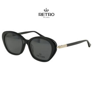 Retro Milano R10V10 C1 okulary korekcyjne + nakładka przeciwsłoneczna - 8