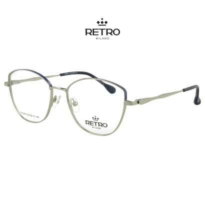 RETRO Milano R13K70 C6 Niebieski Okulary korekcyjne