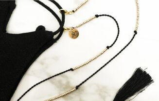 Łańcuszek do okularów Sunny Cords Maseczka ochronna lniana do łańcuszka McTassel - 8
