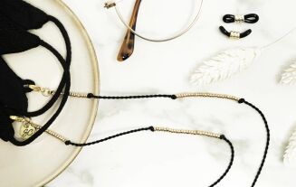 Łańcuszek do okularów Sunny Cords Maseczka ochronna lniana do łańcuszka McTassel - 9