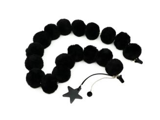 Łańcuszek do okularów Sunny Cords 46 Snowy Cords Black - 2