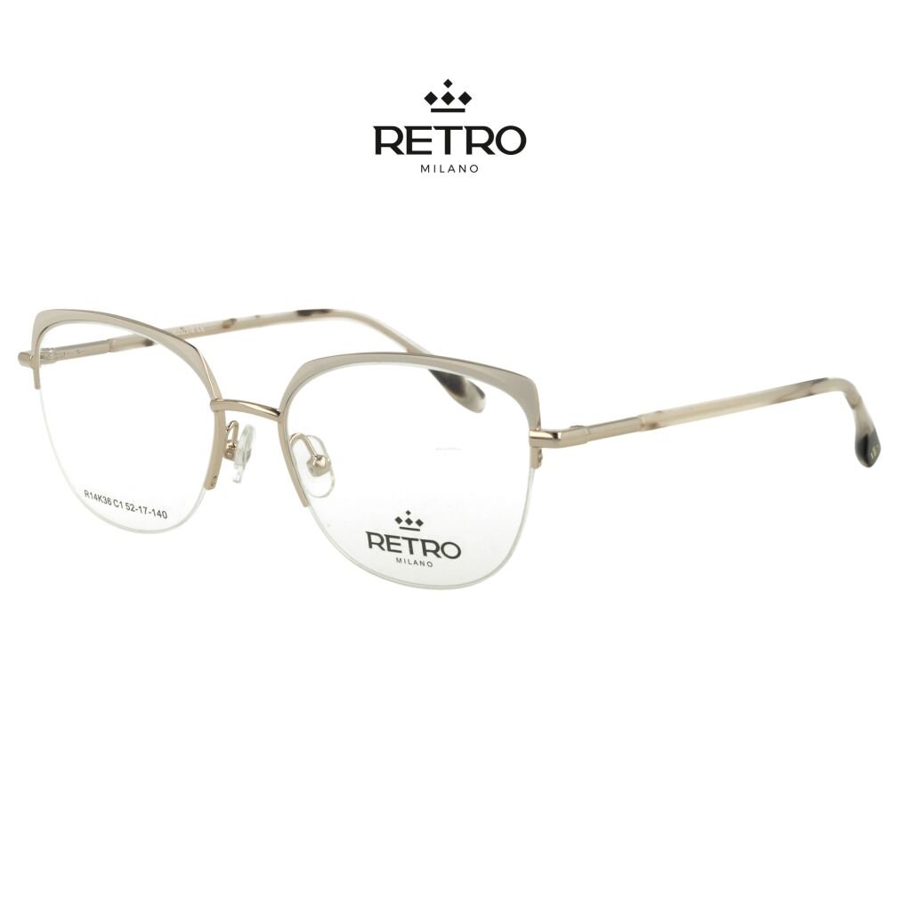 RETRO Milano R14K36 C1 Okulary korekcyjne