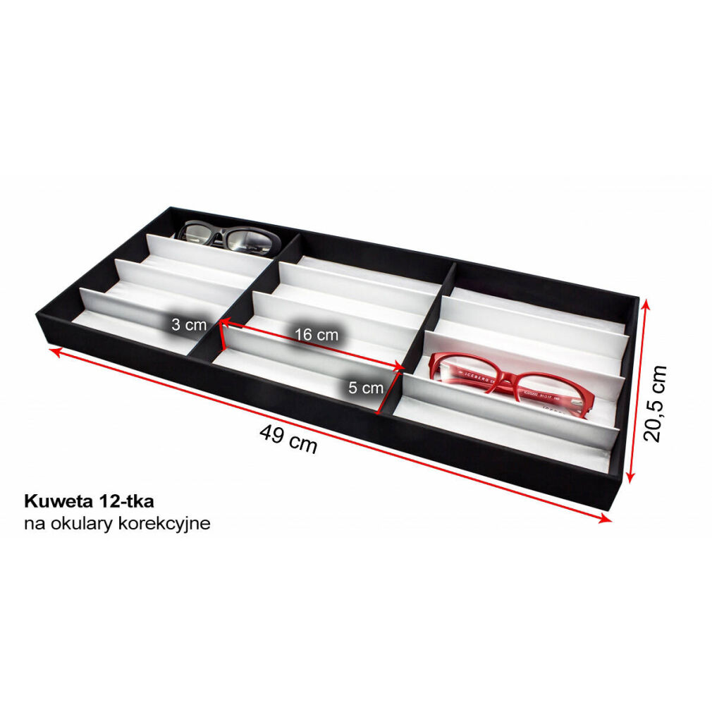 Kuweta Kaseta na okulary korekcyjne 12