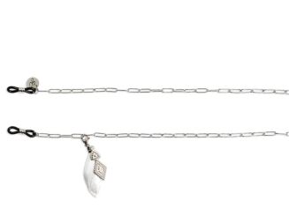 Łańcuszek do okularów Sunny Cords 28 Liberty Spirit Silver - 2