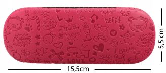 Etui na okulary korekcyjne Toony Różowy - 4
