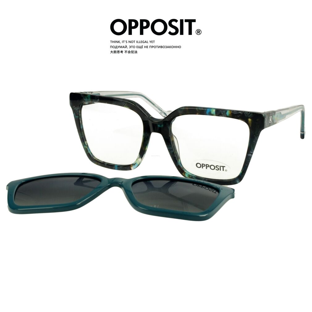 Opposit TM277 C03 Okulary Korekcyjne + Nakładka przeciwsłoneczna na magnes