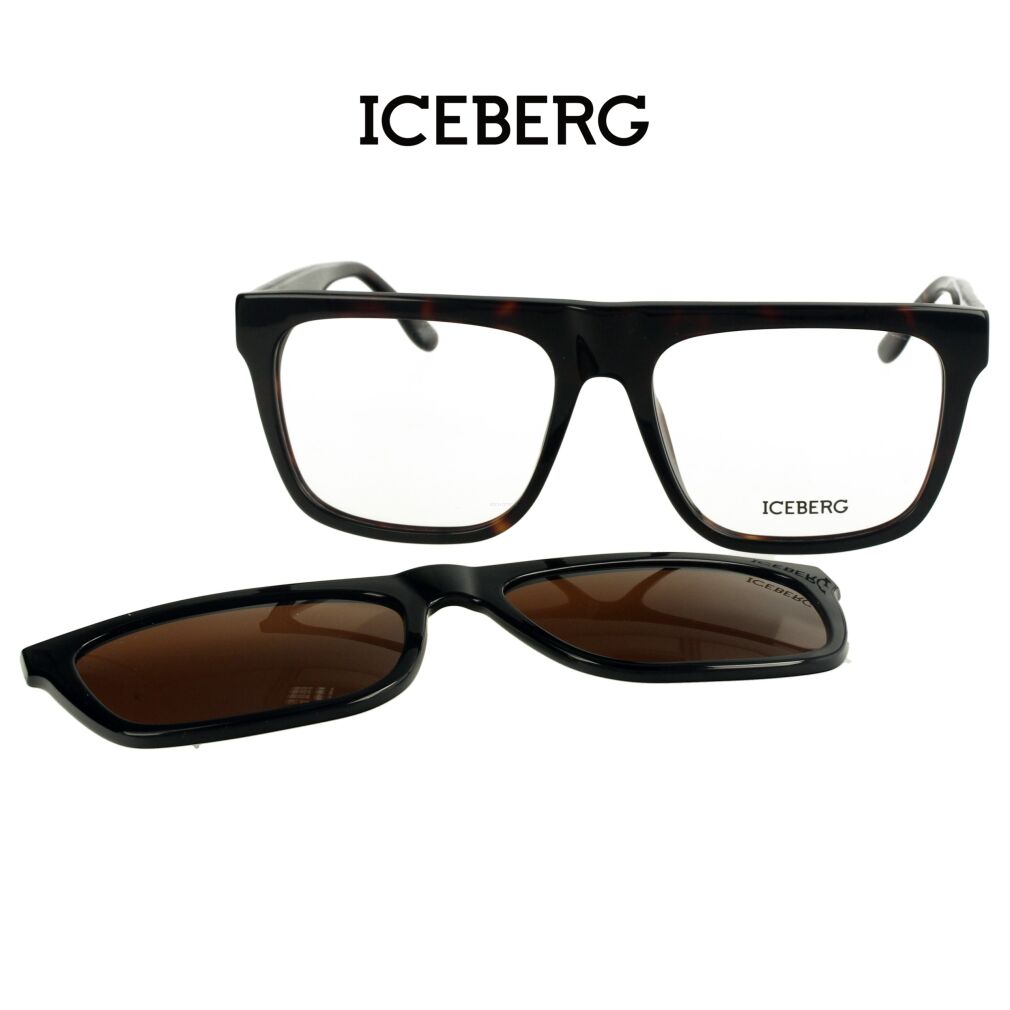 Iceberg IC341 C02 Okulary korekcyjne z nakładką polaryzcyjną