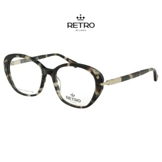 Retro Milano R10V10 C3 okulary korekcyjne + nakładka przeciwsłoneczna - 4