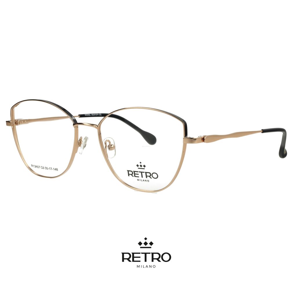 RETRO Milano R13K67 C6 Okulary korekcyjne